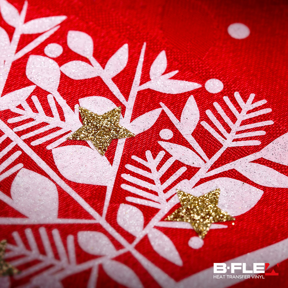 Bflex glitter series cotton m - creattivamente Termoadesivo glitter b-flex - immagine 3