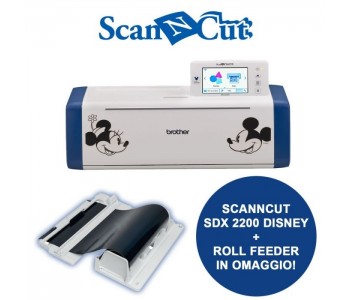 Brother scanncut sdx 2200d disney - macchina da taglio con scanner + roll feeder