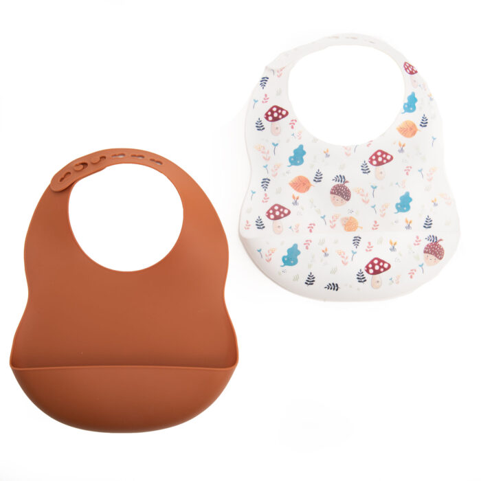 LOT 2 Bavaglini silicone  CHAMPI/SAFRA