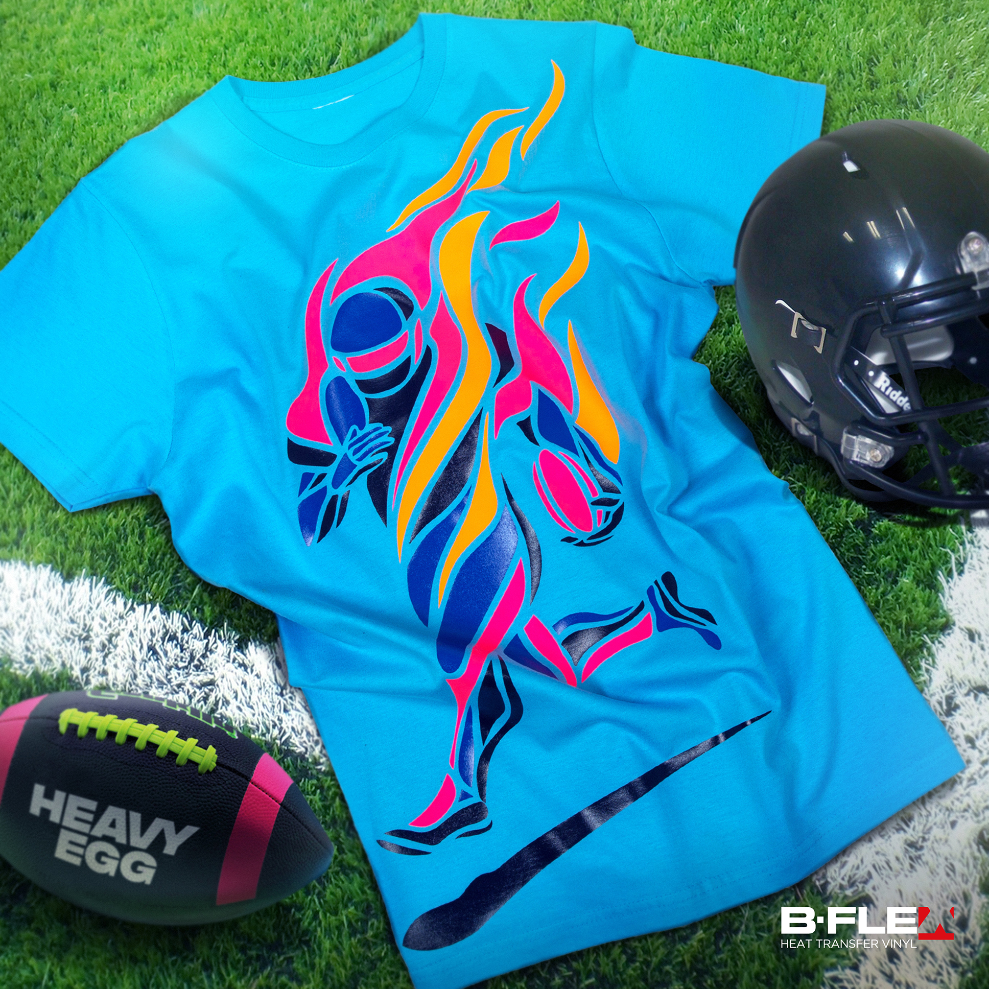 Bflex 700 fluo series tshirt - creattivamente Termoadesivo b-flex 700 fluo - immagine 3