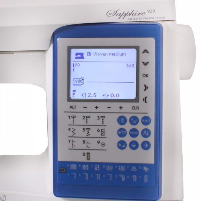 Macchina per cucire elettronica husqvarna viking sapphire 930 - immagine 6