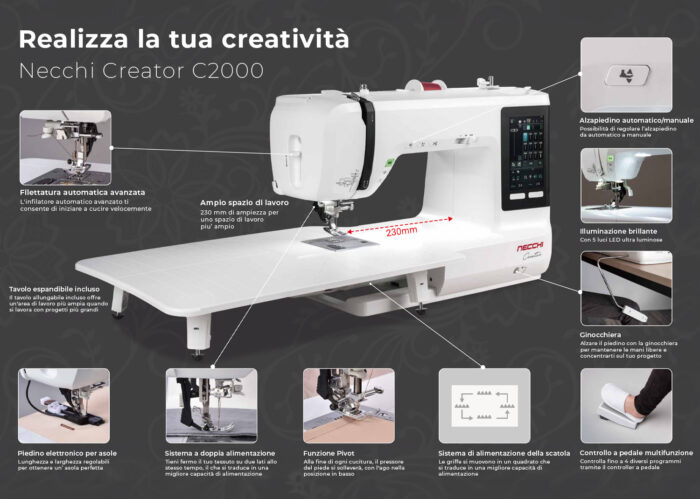 Necchi creator c2000 - immagine 9