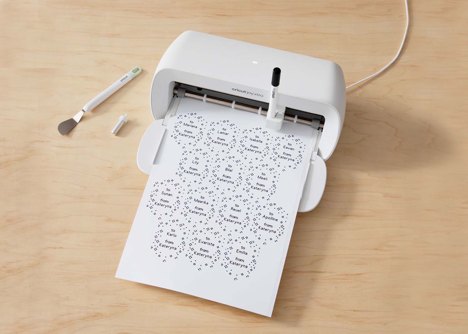 Cricut joy xtra vinile scrivibile permanente bianco 3 pezzi 24,1cmx33cm - immagine 4