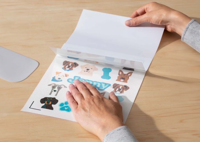 Cricut adesivi impermeabili e stampabili formato a4 bianco olografico 5 pezzi - immagine 11