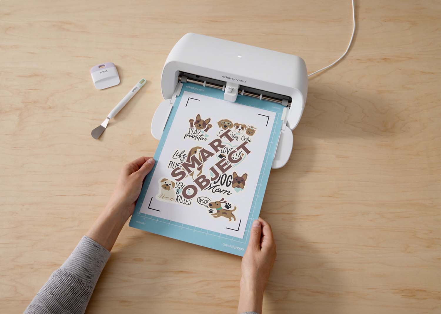 Cr2010362 6 1 - creattivamente Cricut vinile stampabile bianco 10 fogli - immagine 2