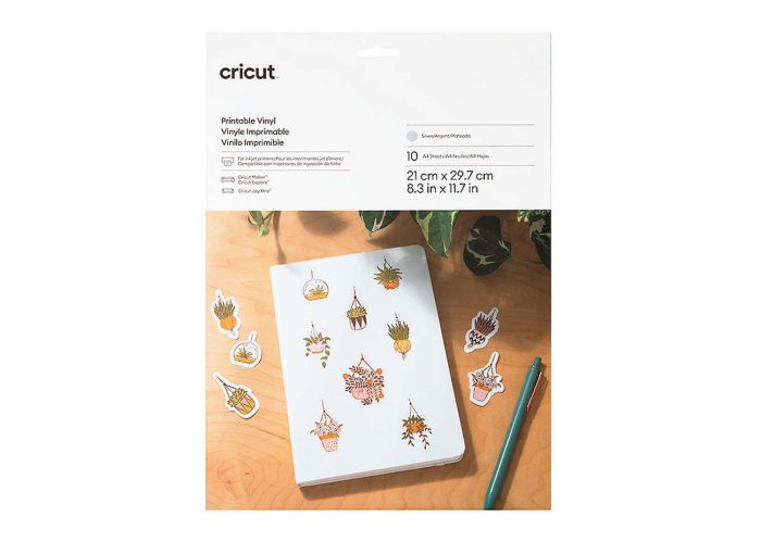 Cricut vinile stampabile argento 10 fogli - immagine 2
