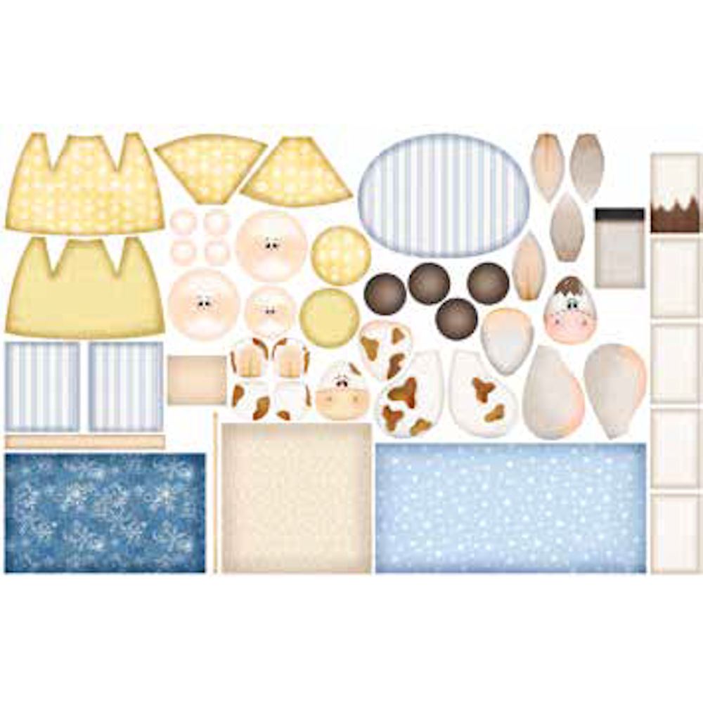 Panno kraft 3d il presepe renkalik - creattivamente Panno kraft 3d il presepe renkalik