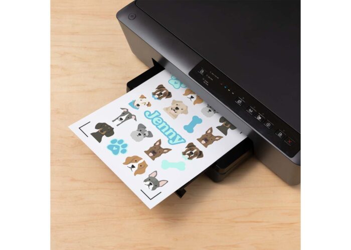 Cricut adesivi impermeabili e stampabili formato a4 bianco olografico 5 pezzi - immagine 3