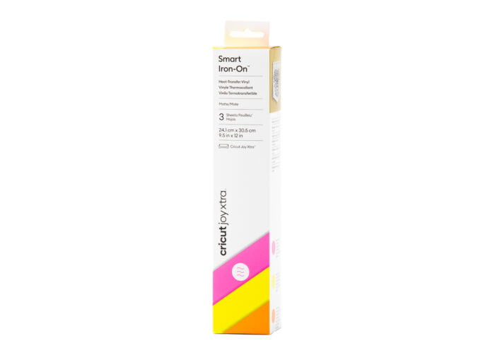 Cricut joy xtra smart iron-on collezione glow sticks 3 fogli 24,1cmx30,5cm