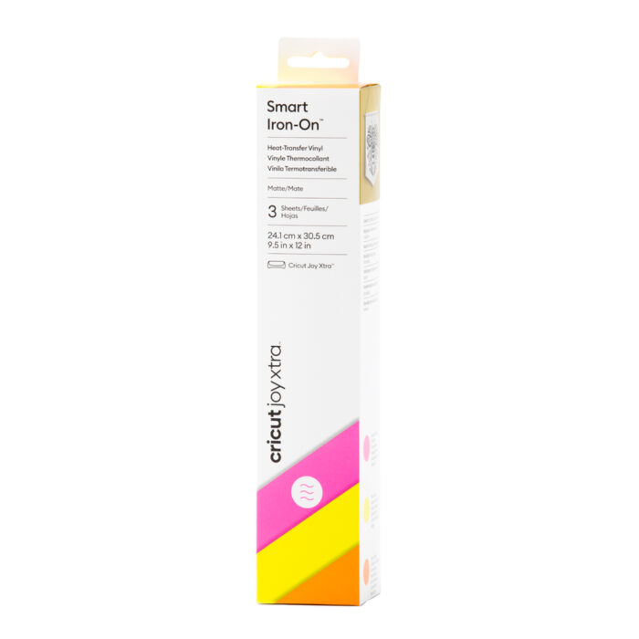 CRICUT JOY XTRA SMART IRON-ON COLLEZIONE GLOW STICKS 3 FOGLI 24,1CMX30,5CM