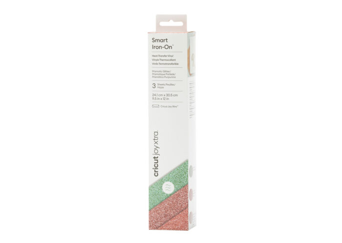 Cricut joy xtra smart iron-on glitter collezione sea sparkle 3 fogli 24,1cmx30,5cm