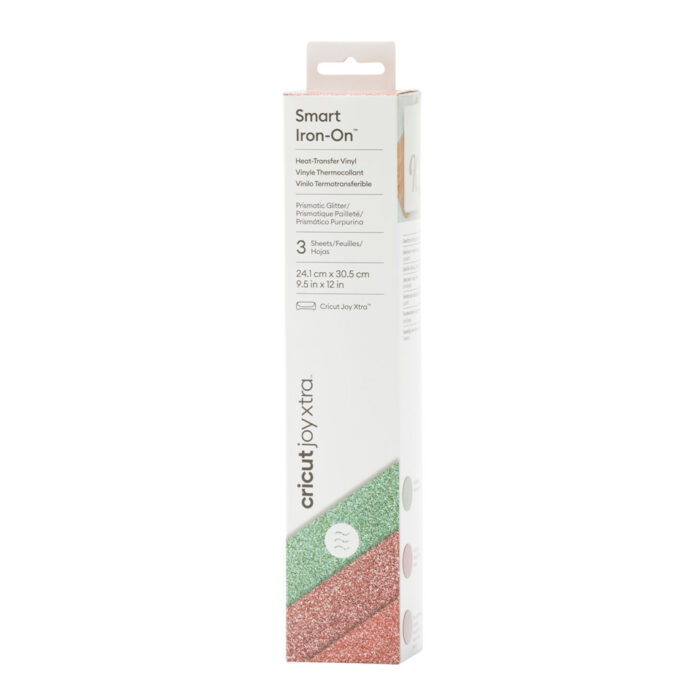CRICUT JOY XTRA SMART IRON-ON GLITTER COLLEZIONE SEA SPARKLE 3 FOGLI 24,1CMX30,5CM