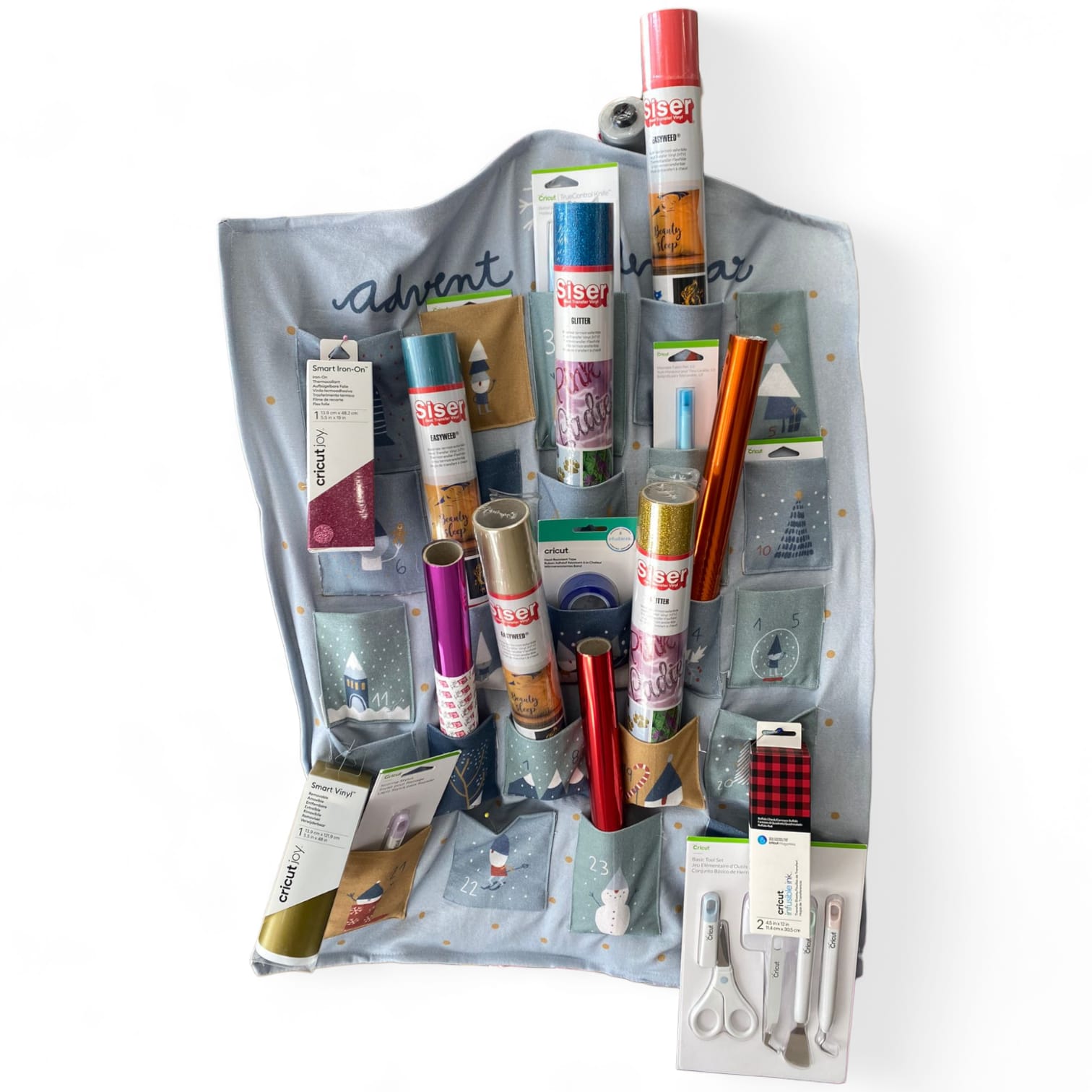 Kit calendario dell'avvento cricut essentials
