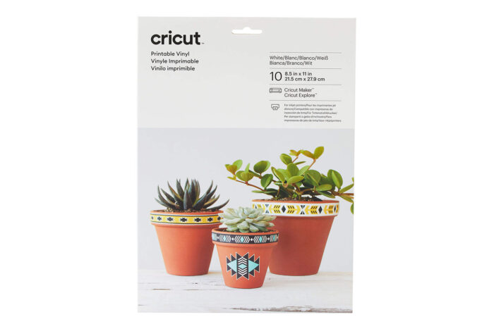 Cricut vinile stampabile bianco 10 fogli