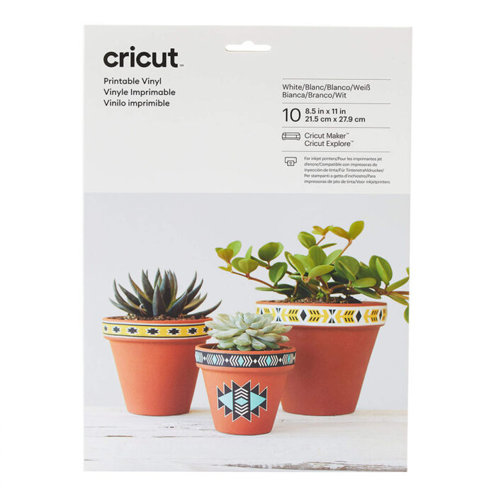 CRICUT VINILE STAMPABILE BIANCO 10 Fogli