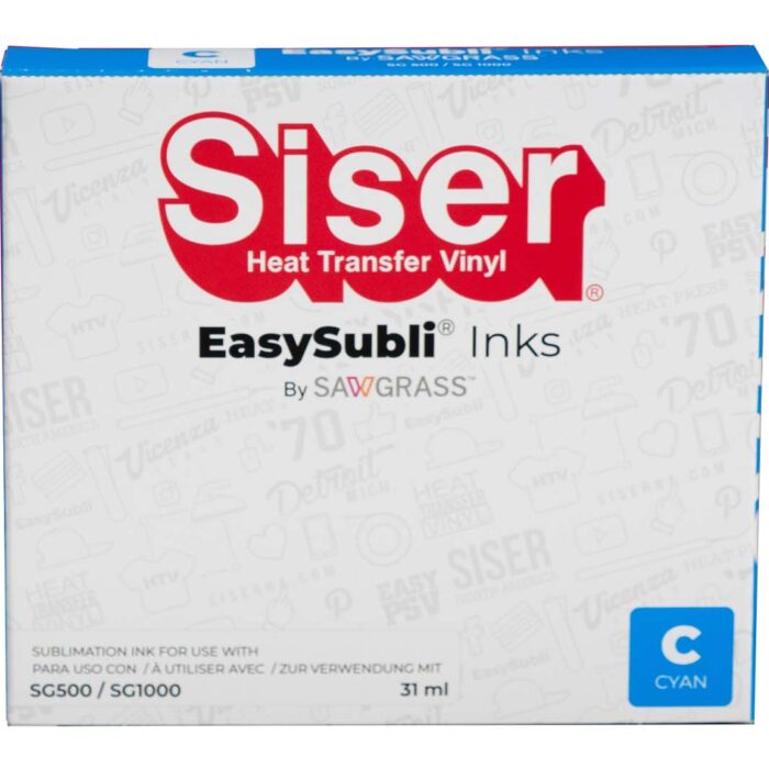 SISER INCHIOSTRO A SUBLIMAZIONE CIANO 31ML