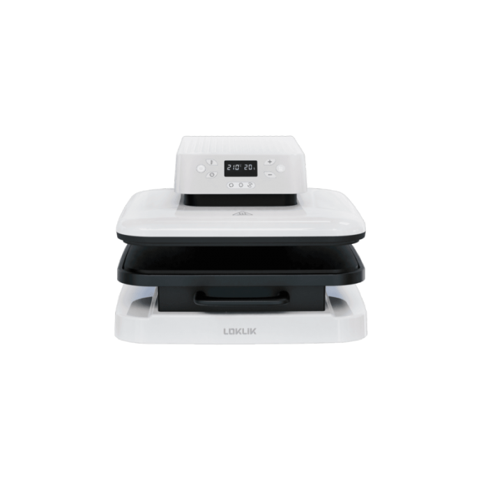 Termopressa automatica 38x38 bianca - loklik