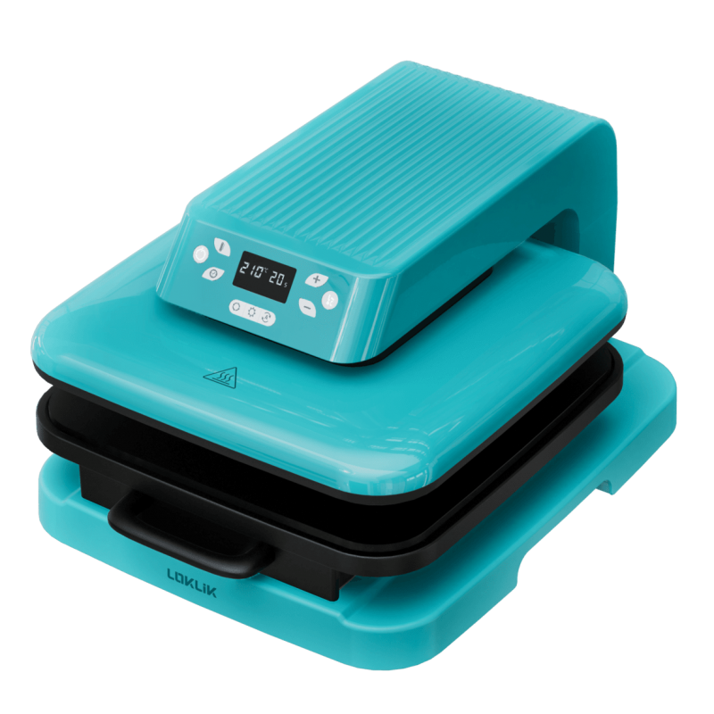 Termopressa automatica 38x38 blue - loklik - immagine 2