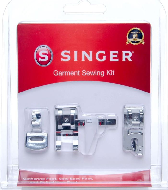 Kit 3 piedini "garment sewing" per cucire indumenti - singer