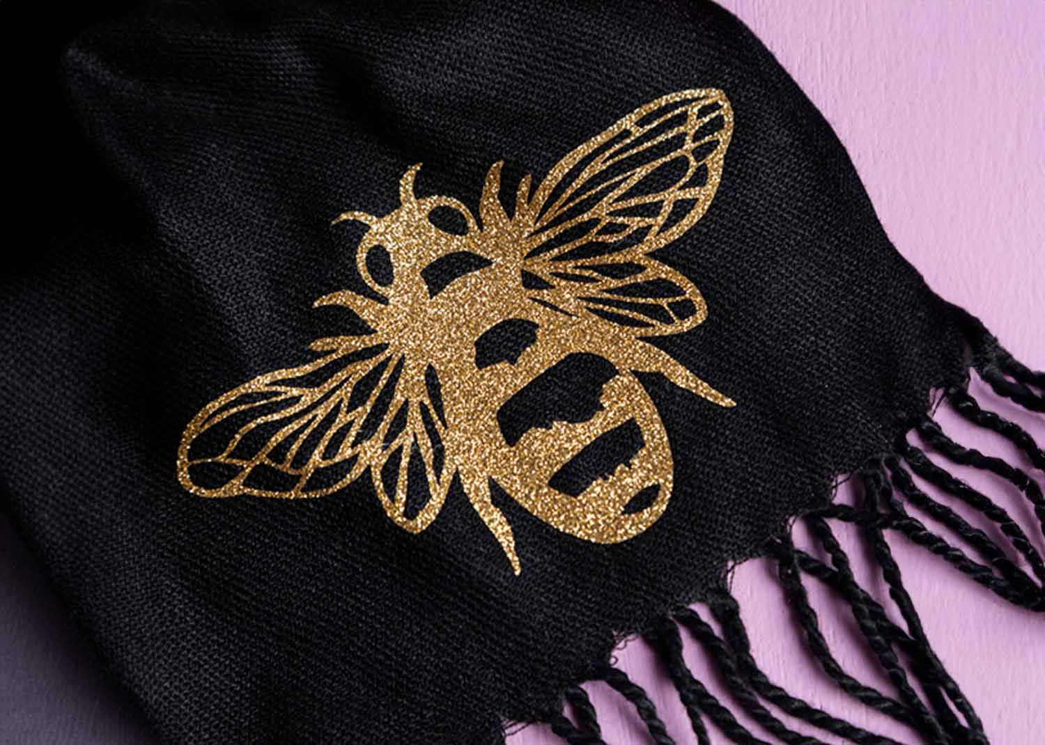 Cricut iron-on glitter oro 30,5cmx1,52m - immagine 2