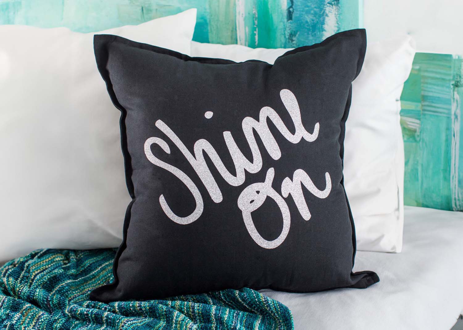 Cr2009351 4 - creattivamente Cricut iron-on glitter argento 30,5cmx1,52m - immagine 2