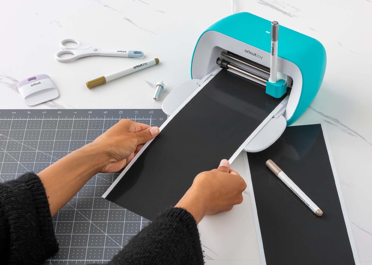 Cricut vinile scrivibile permanente nero per joy - immagine 5