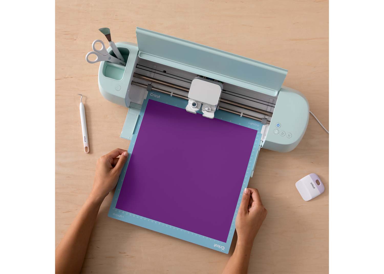 Cr2009591 4 - creattivamente Cricut vinile permanente cambia colore a caldo viola-turchese 30,5cmx61cm - immagine 2