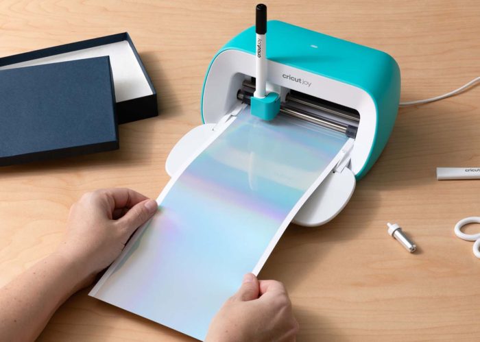 Cricut vinile scrivibile permanente argento per joy - immagine 3