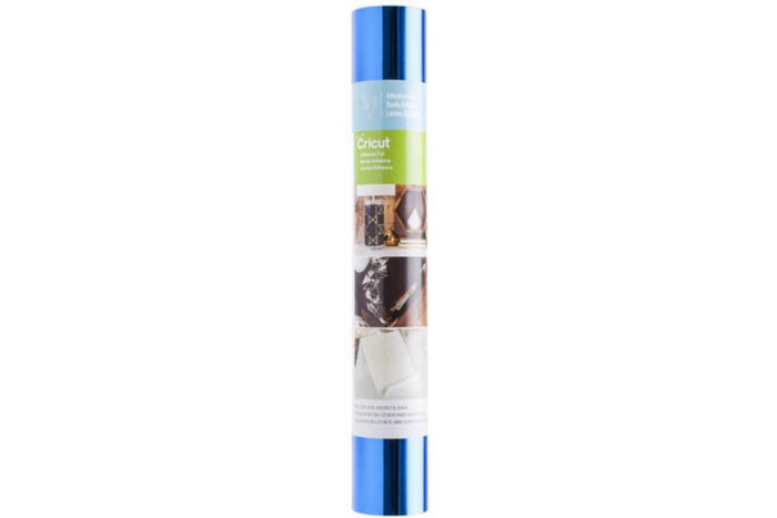 Cricut foil adesivo blu metallico 30,5cmx1,2m