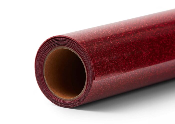 Cricut iron-on glitter rosso 30,5cmx1,52m - immagine 3