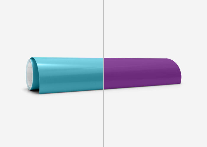Cricut vinile permanente cambia colore a freddo turchese-viola 30,5cmx61cm - immagine 8