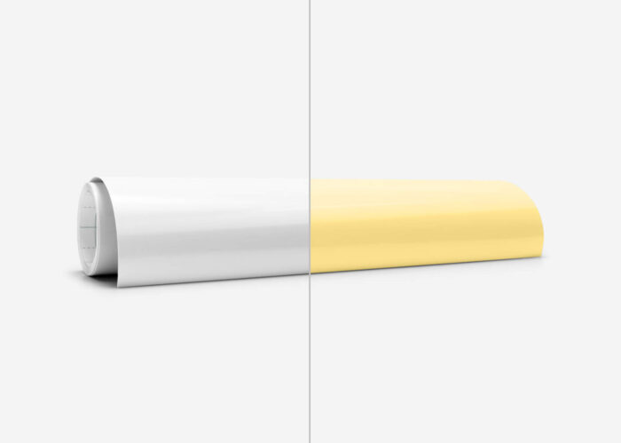 Cricut termoadesivo cambia colore con i raggi uv bianco-giallo 30,5cmx48,2cm - immagine 3