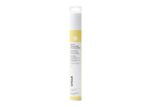 CRICUT TERMOADESIVO CAMBIA COLORE CON I RAGGI UV BIANCO-GIALLO 30,5CMX48,2CM