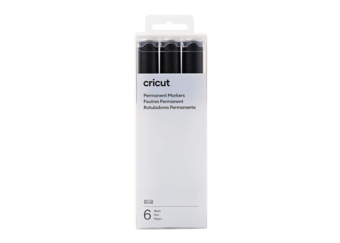 Cricut venture pennarelli indelebili nero 2,5 mm 6pz