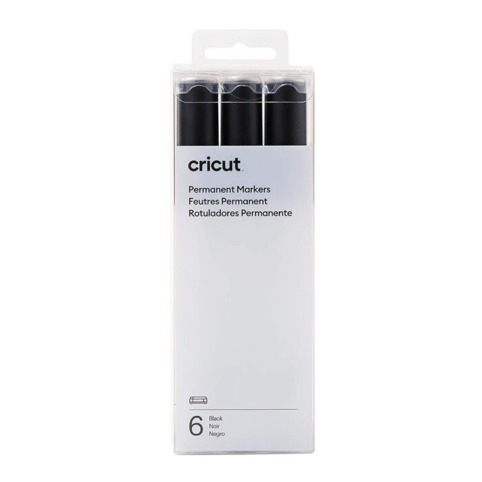 CRICUT VENTURE PENNARELLI INDELEBILI NERO 2,5 MM 6PZ