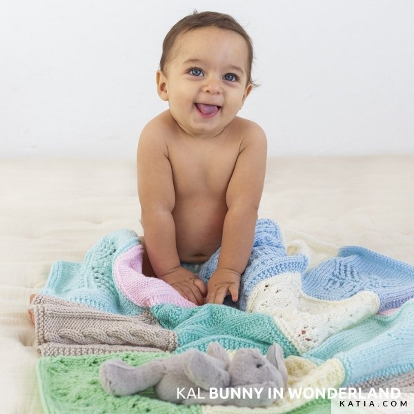 Bunny blanket: 16 gomitoli e peluche + kal bunny in wonderland - immagine 5