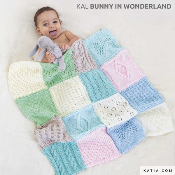 Bunny blanket: 16 gomitoli e peluche + kal bunny in wonderland - immagine 7