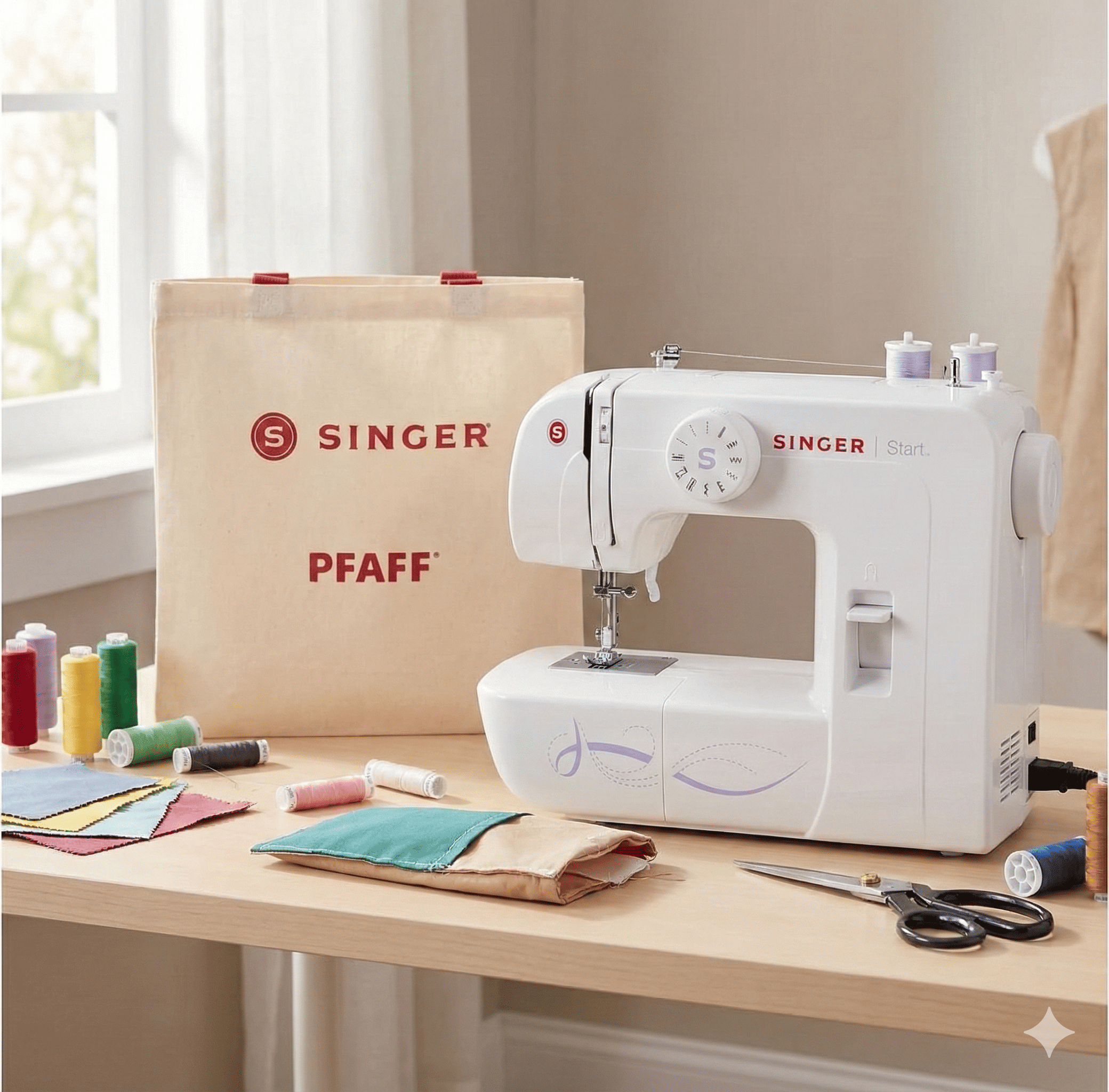 Singer start 1306 macchina da cucire meccanica | bundle con borsa originale svp