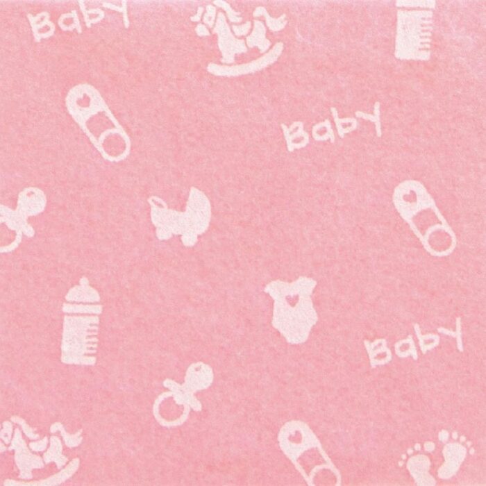 Pannolenci stafil 1mm 90cm baby piccolo - rosa baby