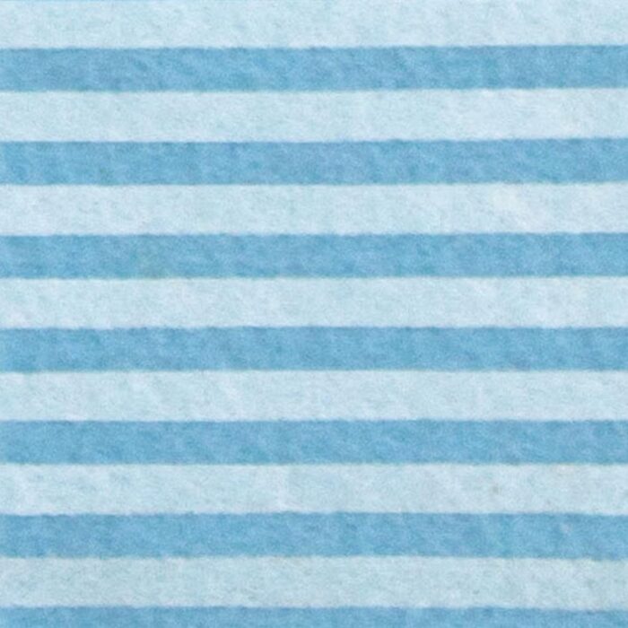 Pannolenci stafil 1mm 90cm righe - azzurro/crema