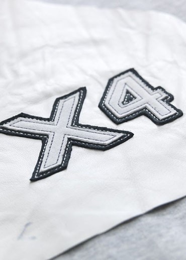 Layered Raw Edge Letters