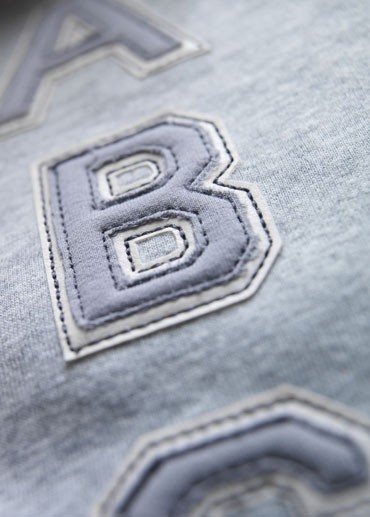Layered Raw Edge Letters