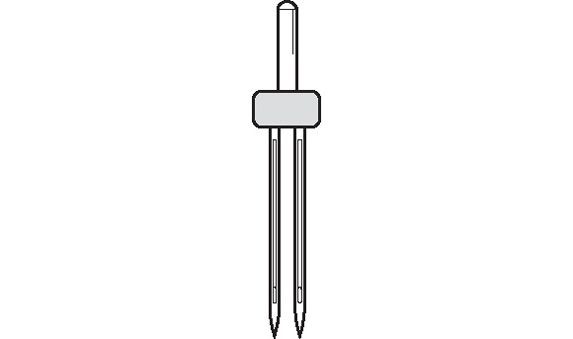 Piedino per nervature a 9 scanalature
