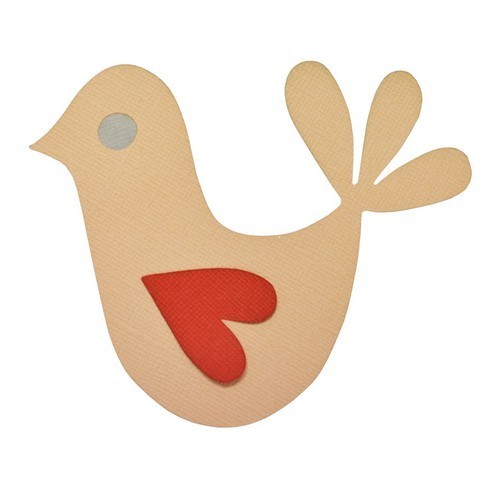 FUSTELLA SIZZIX BIGZ -WONDERLAND BIRD- 660887