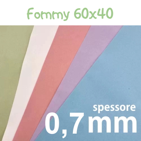 Fommy seta 0,7mm 60x40 - gomma grepla setata - Renkalik
