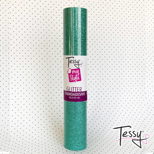 Vinile Termoadesivo TESSY Glitter - Giada