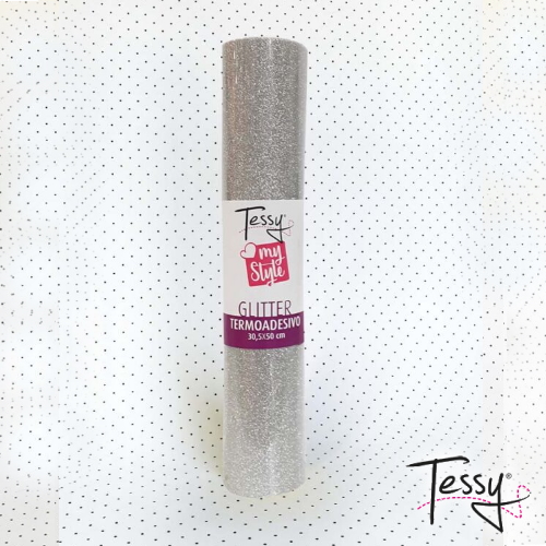 Vinile Termoadesivo TESSY Glitter - Silver