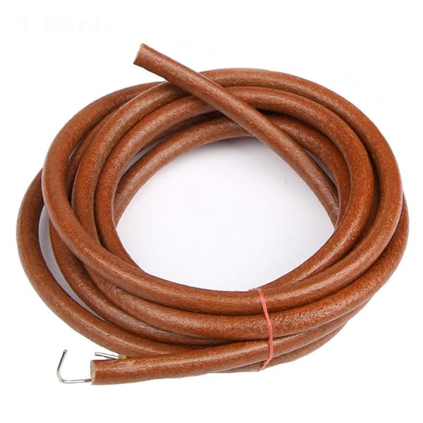 ARay Cintura in Pelle per Pedale Macchina da Cucire Cinghia per Macchina da Cucire Singer Treadle Pelle Bovina Belting 183CM * 5.5MM Brown