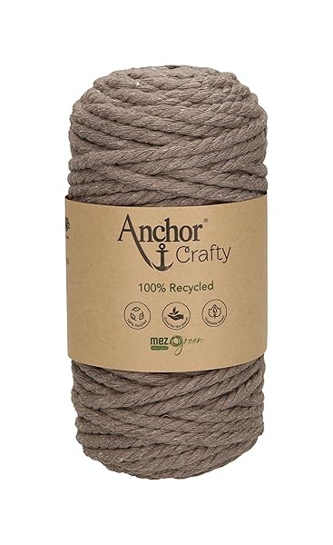 Anchor Crafty, circa 5 mm, 250 g, circa 40 m di cannella