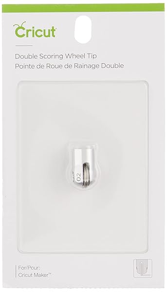 Cricut 2005104 doppia ruota per incisione punta Maker Tool, assortiti